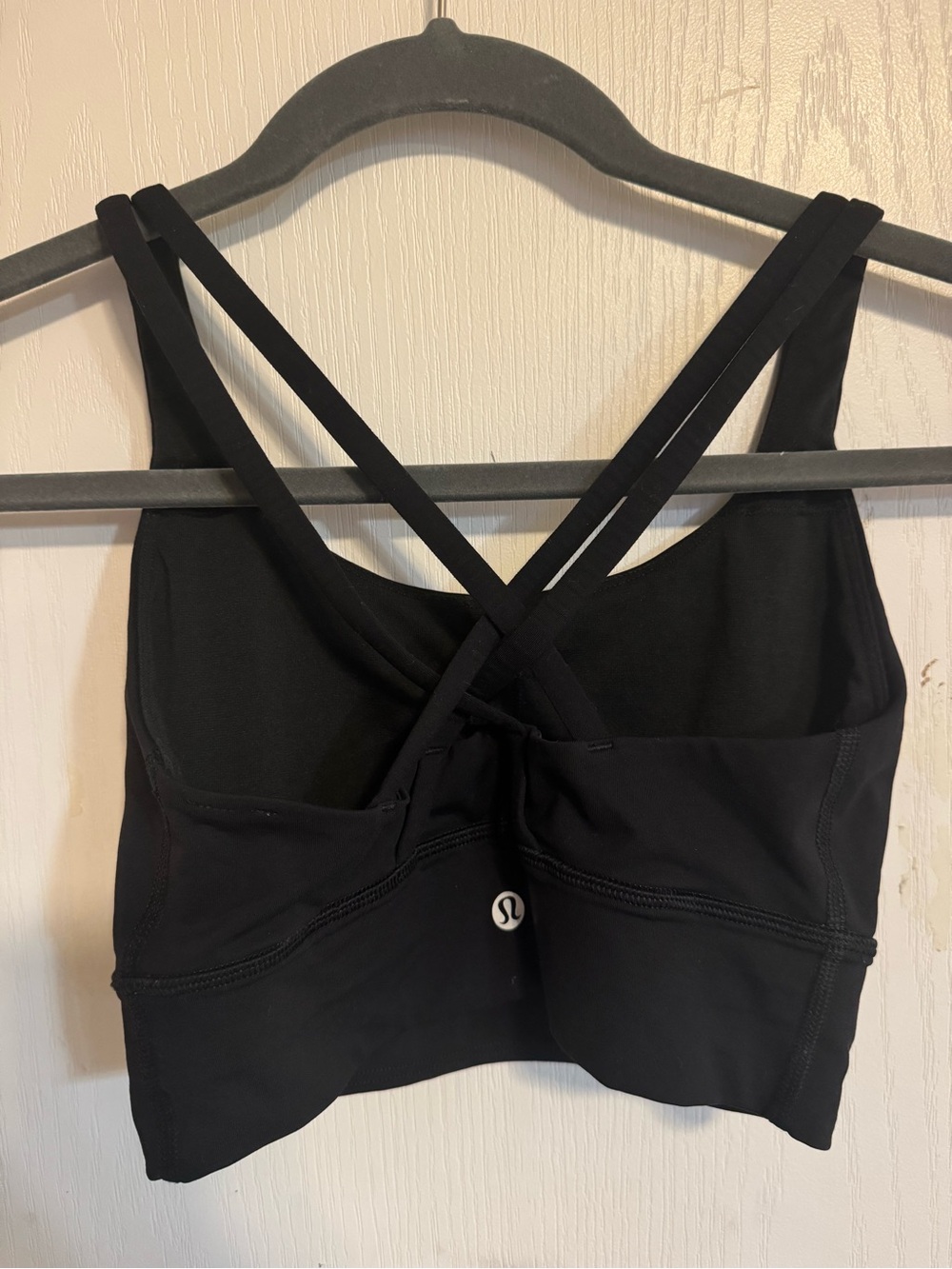 lululemon athletica Black Crisscross-Strap Sports Bra